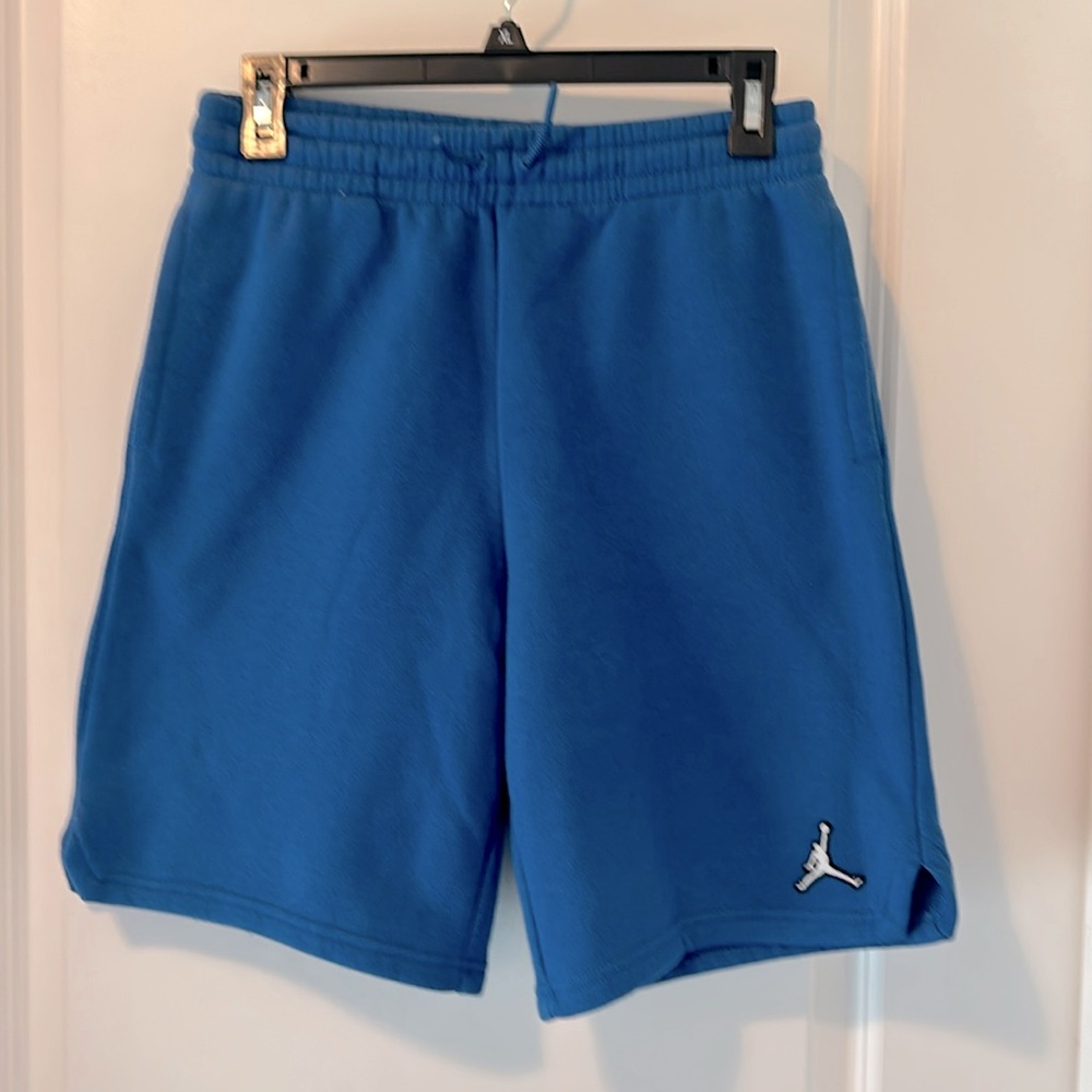 Jordan Essential blue shorts, youth, extra large